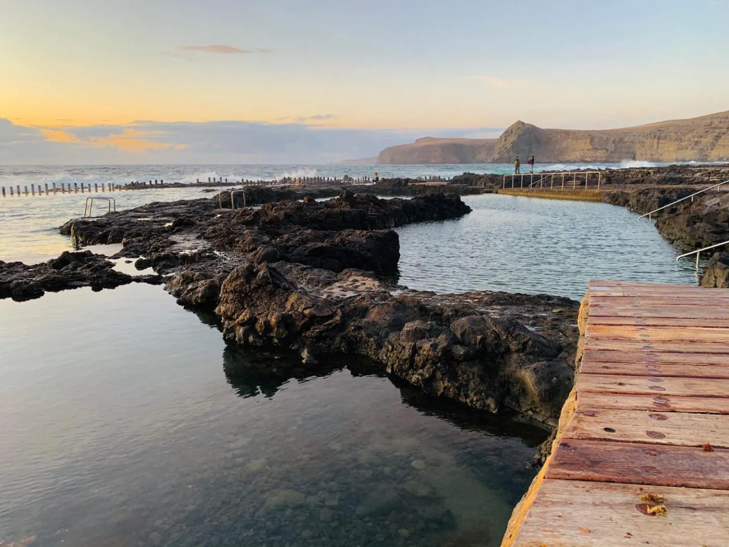 Agaete's natural rock pools by the sea, a short walk from the hotel